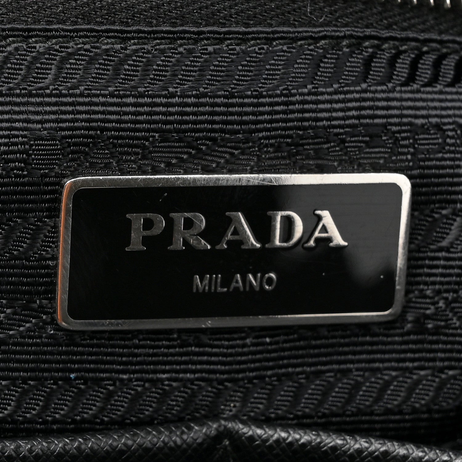 Prada Nylon Vela Baby Bag Black 7 of 10