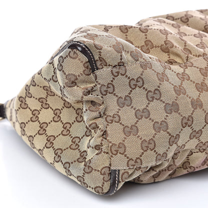 Gucci Monogram Large D Ring Hobo Dark Brown 8 of 12