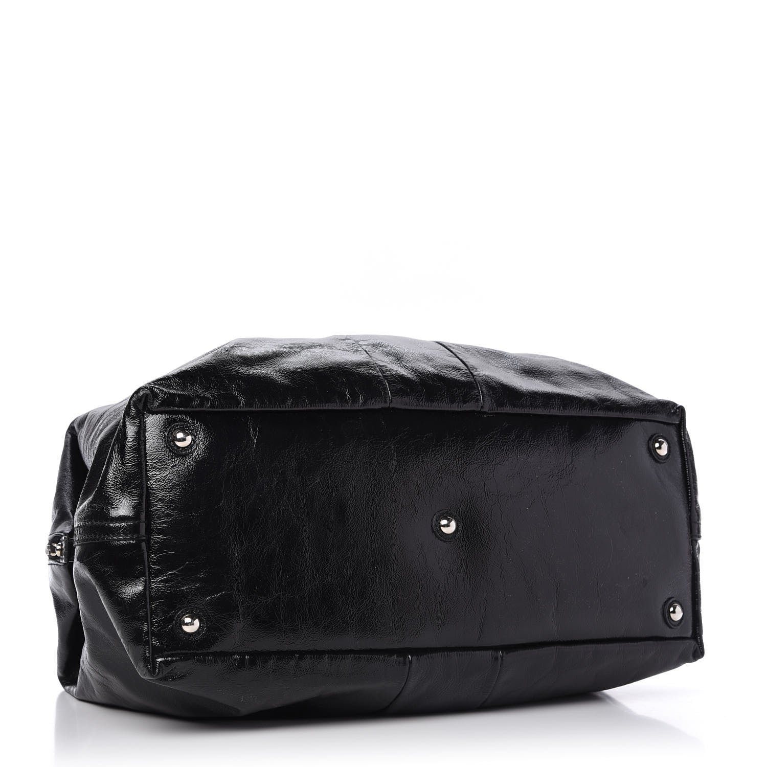 Saint Laurent Textured Patent Medium Easy Y Bag Black 4 of 16