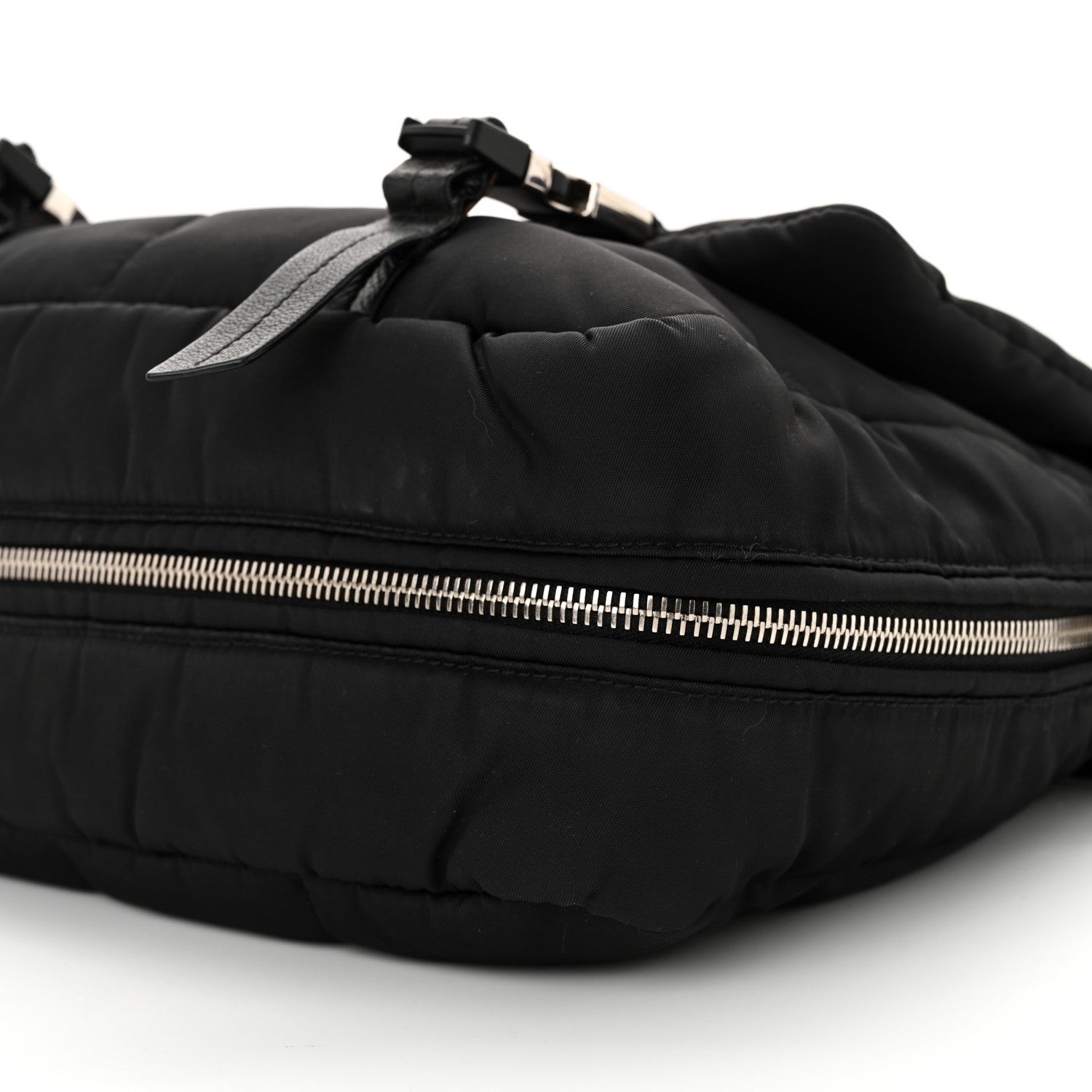 Prada Tessuto Nylon Bomber Messenger Black 9 of 14