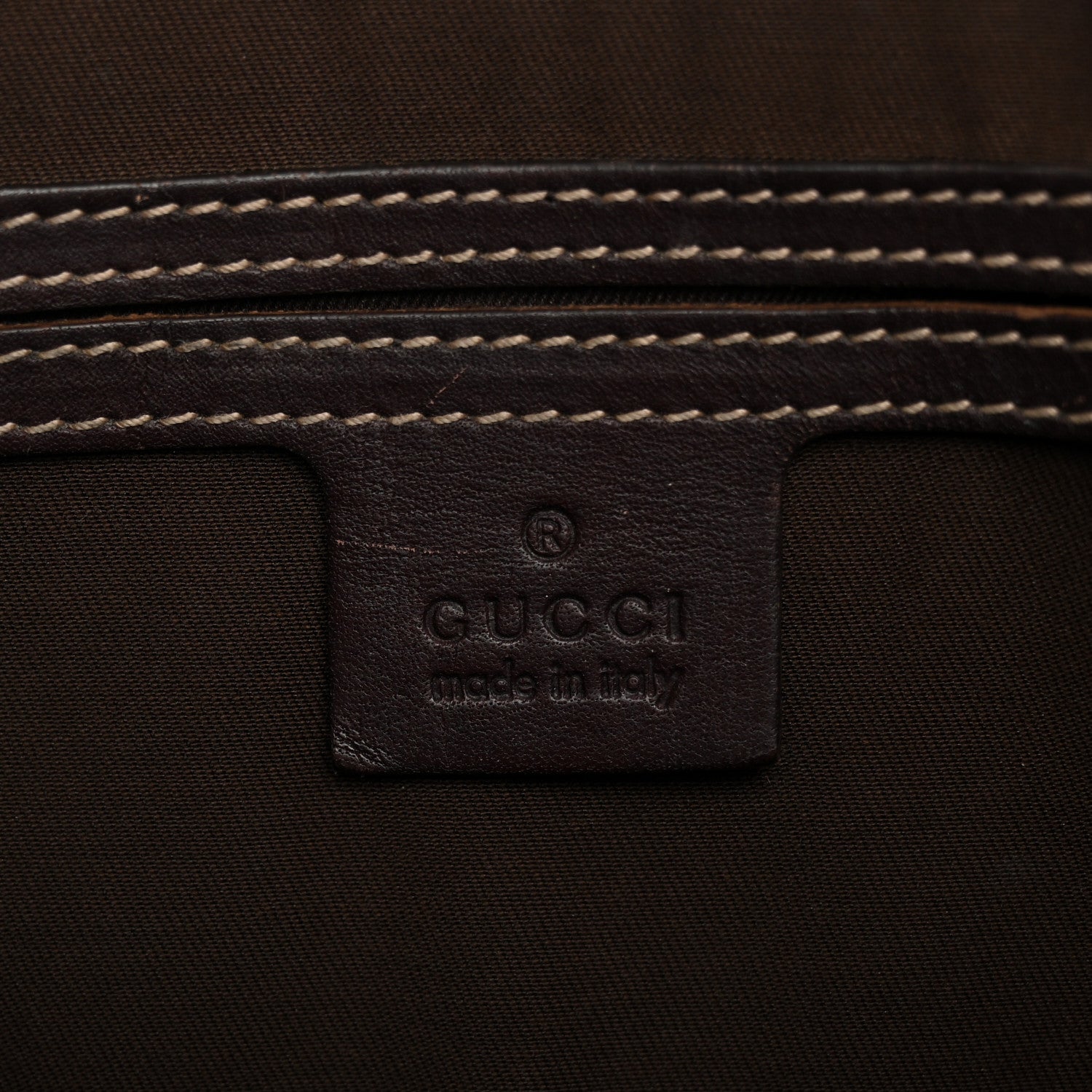 Gucci GG Supreme Monogram Medium Flat Messenger Bag Dark Brown 6 of 12