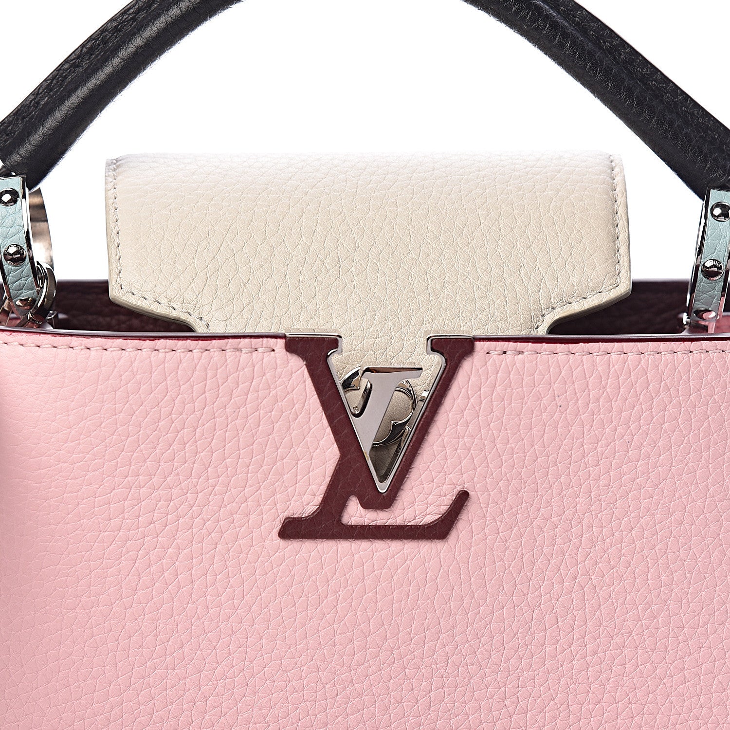 Louis Vuitton Taurillon Capucines BB Bubble Gum 7 of 10