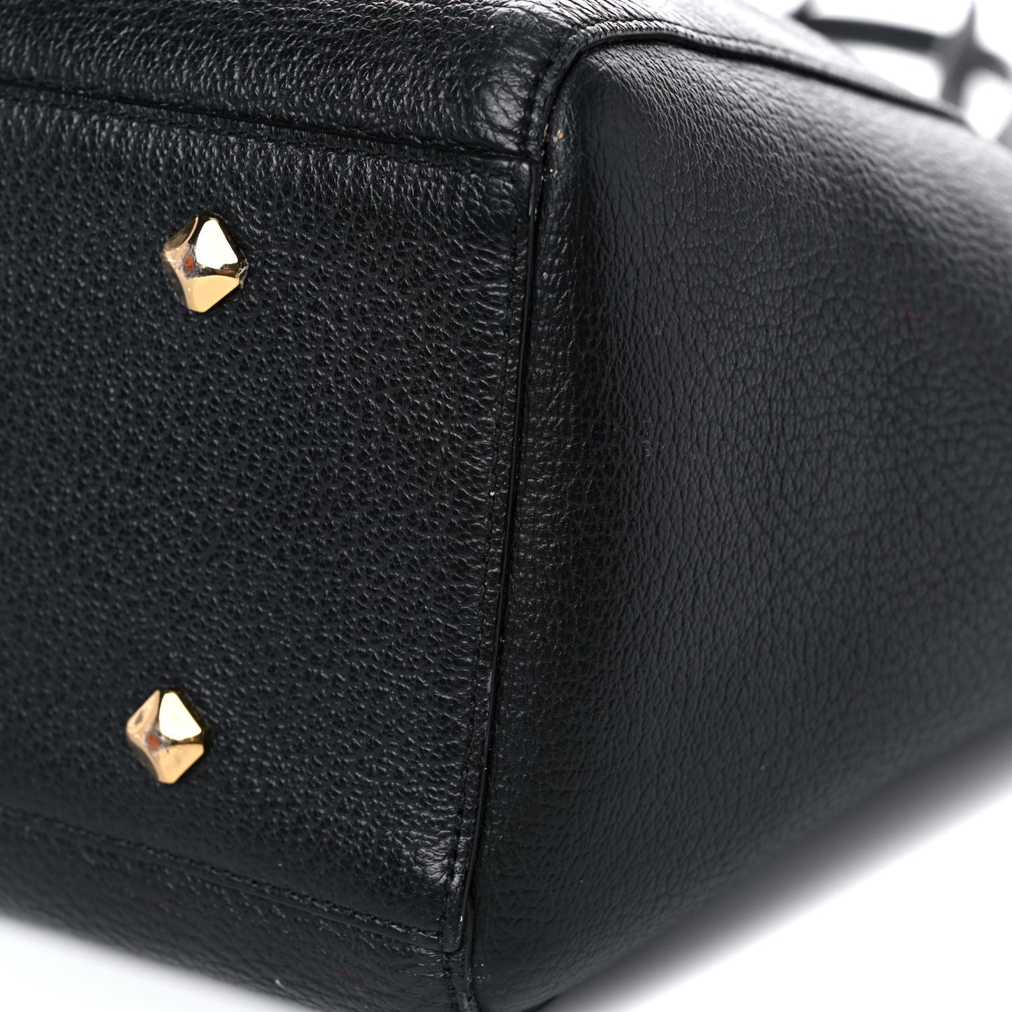 Grained Calfskin Medium Reversible Wandel Tote Black