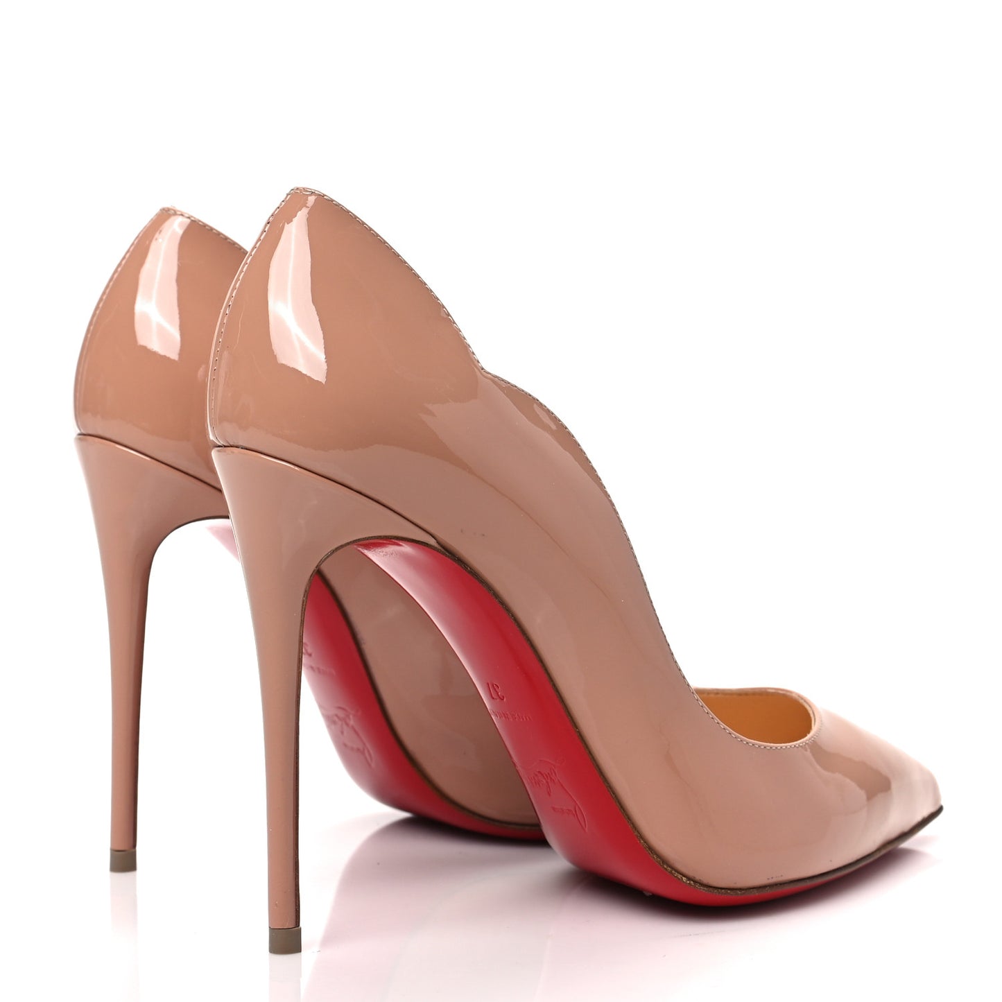 Patent Hot Chick 100 Pumps 37 Nude