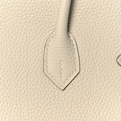 Hermes Togo Birkin 25 Craie 10 of 35