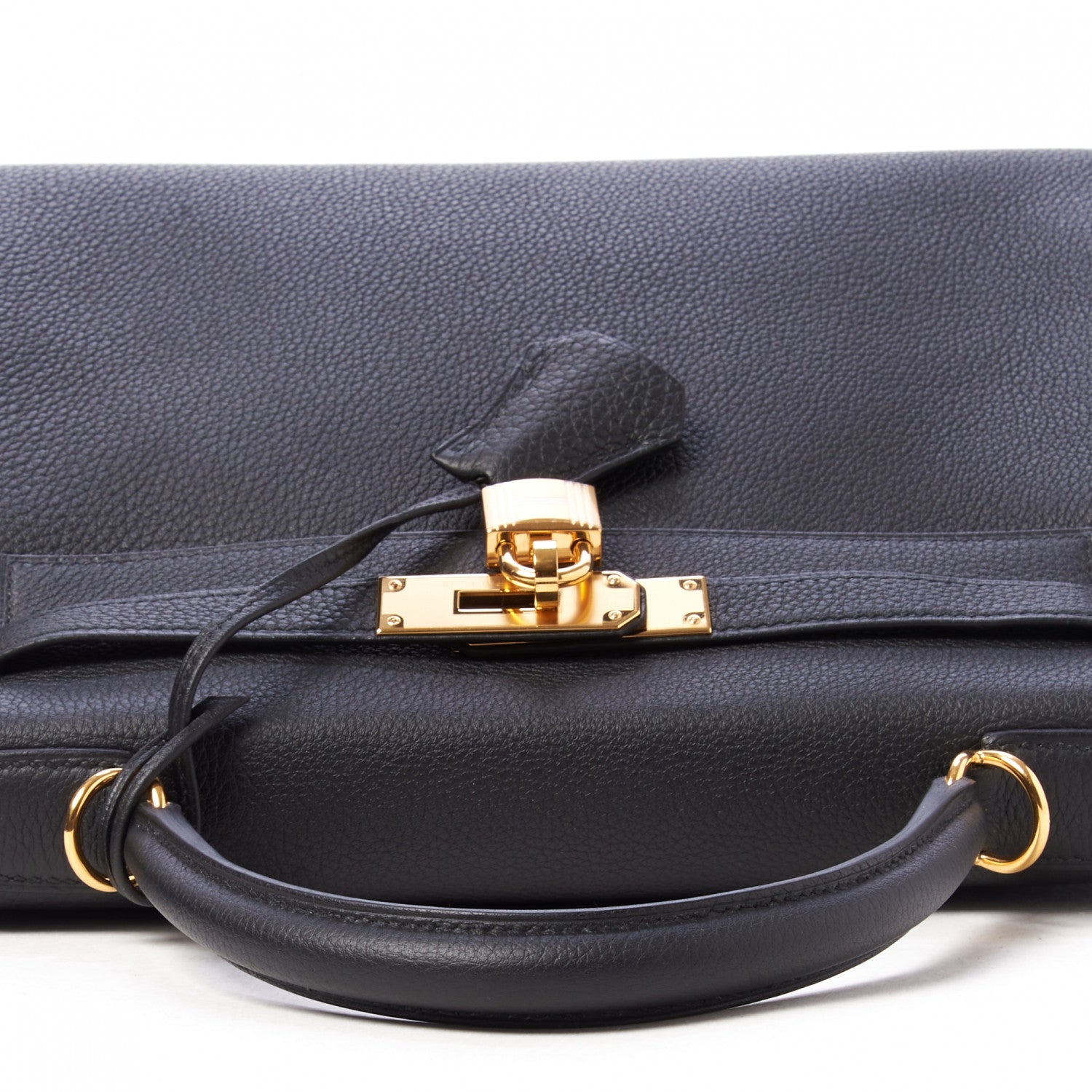 Hermes Togo Kelly Retourne 28 Black 9 of 34