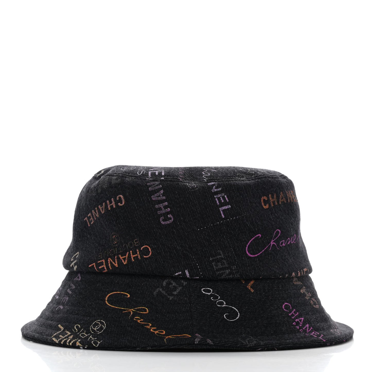 Denim Mood Cloche Bucket Hat S Black