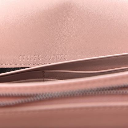 Gucci Calfskin Matelasse GG Marmont Chain Wallet Perfect Pink 7 of 10