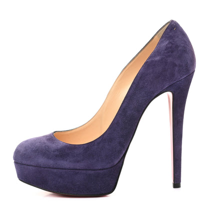 Christian Louboutin Veau Velours Bianca 140 Pumps 38 Iris 1 of 18