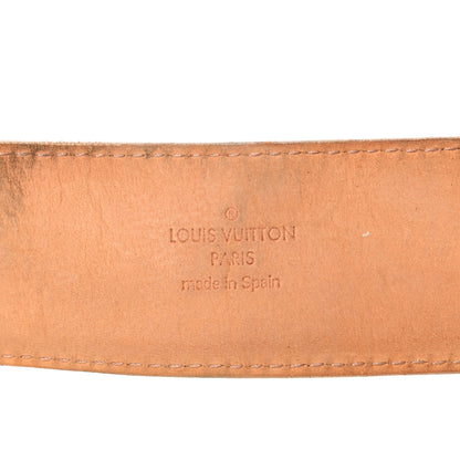 Louis Vuitton Damier Azur 40mm LV Initiales Belt 85 34 4 of 12