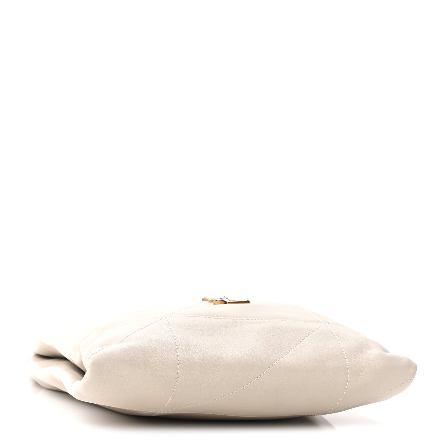 Saint Laurent Lambskin Matelasse Monogram Medium Jamie 4.3 Pochon Blanc Vintage 5 of 11