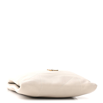 Saint Laurent Lambskin Matelasse Monogram Medium Jamie 4.3 Pochon Blanc Vintage 5 of 11
