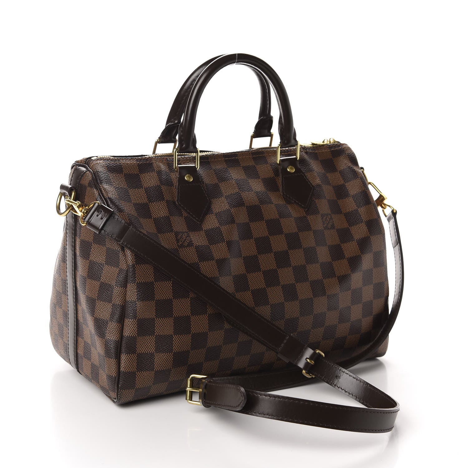 Louis Vuitton Damier Ebene Speedy Bandouliere 30 3 of 14