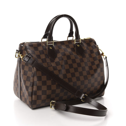 Louis Vuitton Damier Ebene Speedy Bandouliere 30 3 of 14