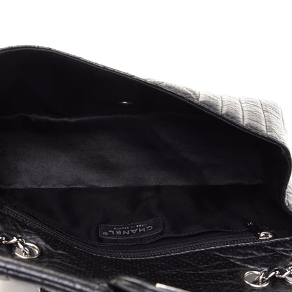 Chanel Aged Calfskin Perforated Flap Black 4 of 10