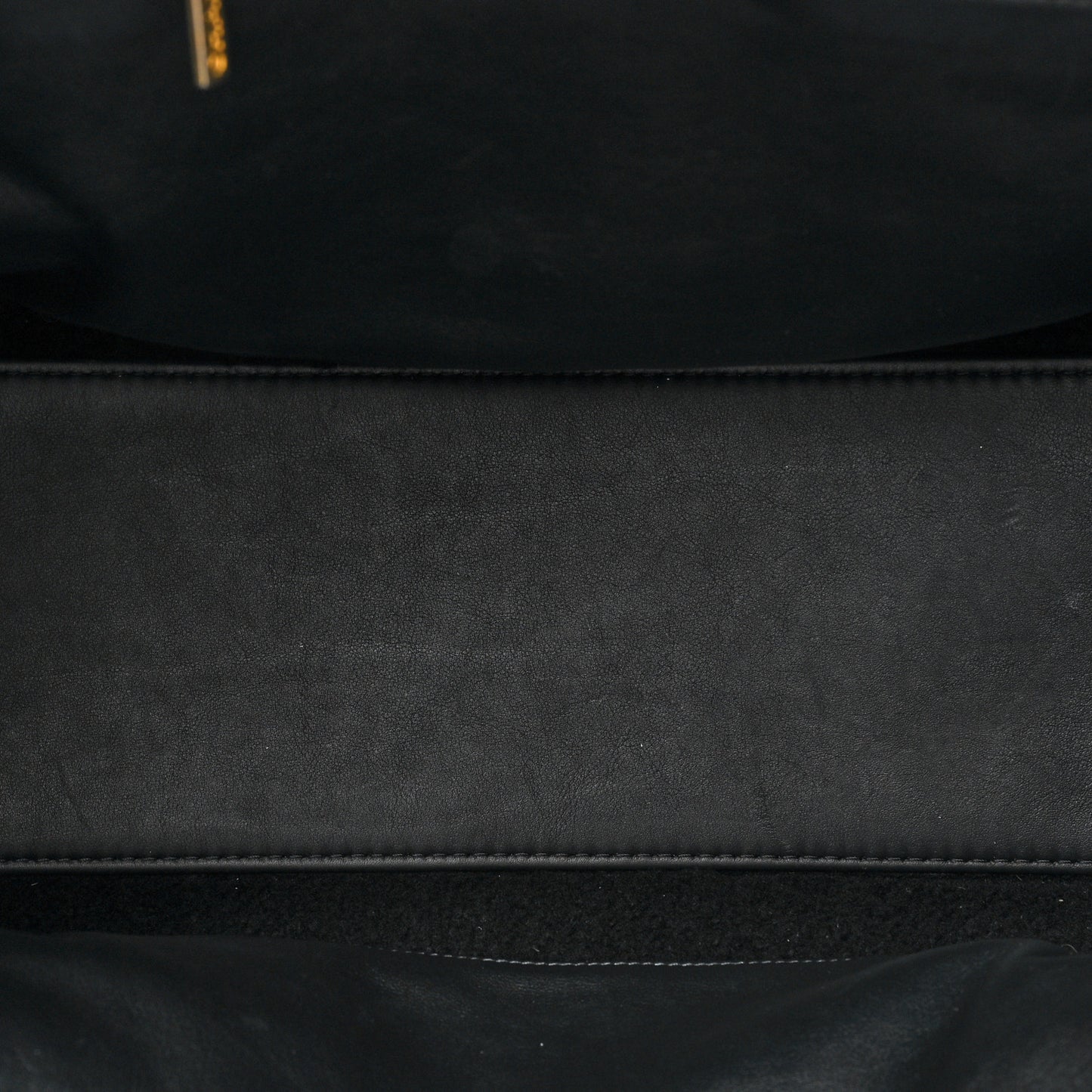 Shearling Medium Deauville Tote Black