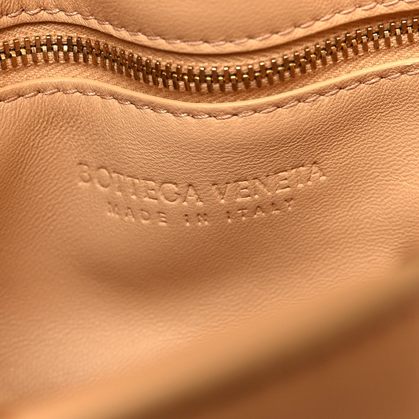 Lambskin Maxi Intreccio Padded Chain Cassette Crossbody Bag Almond