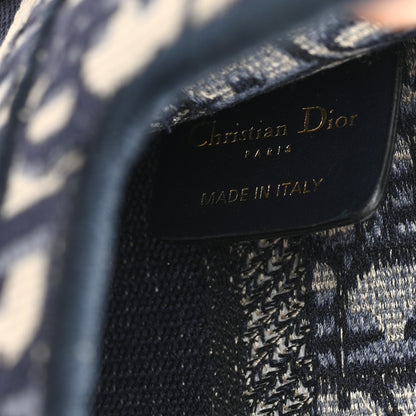 Christian Dior Oblique Mini Book Tote Blue Multicolor 6 of 11