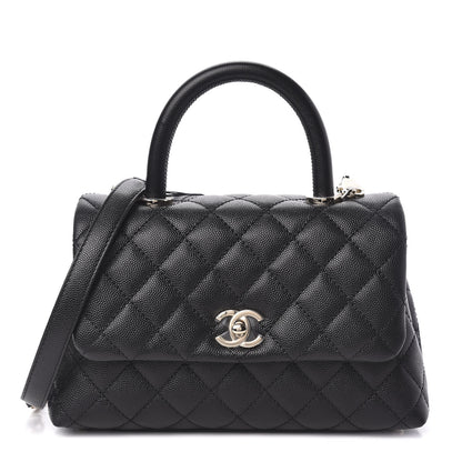 Chanel Caviar Quilted Mini Coco Handle Flap Black 1 of 11