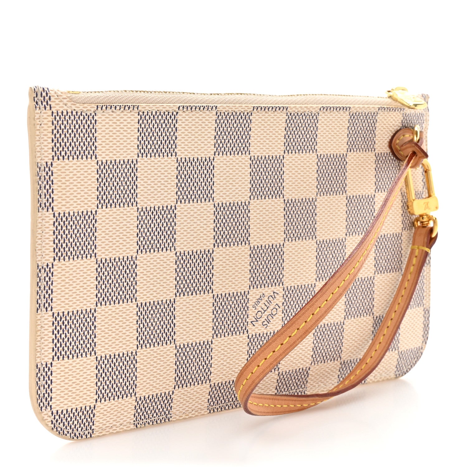 Louis Vuitton Damier Azur Neverfull PM Pochette 3 of 9