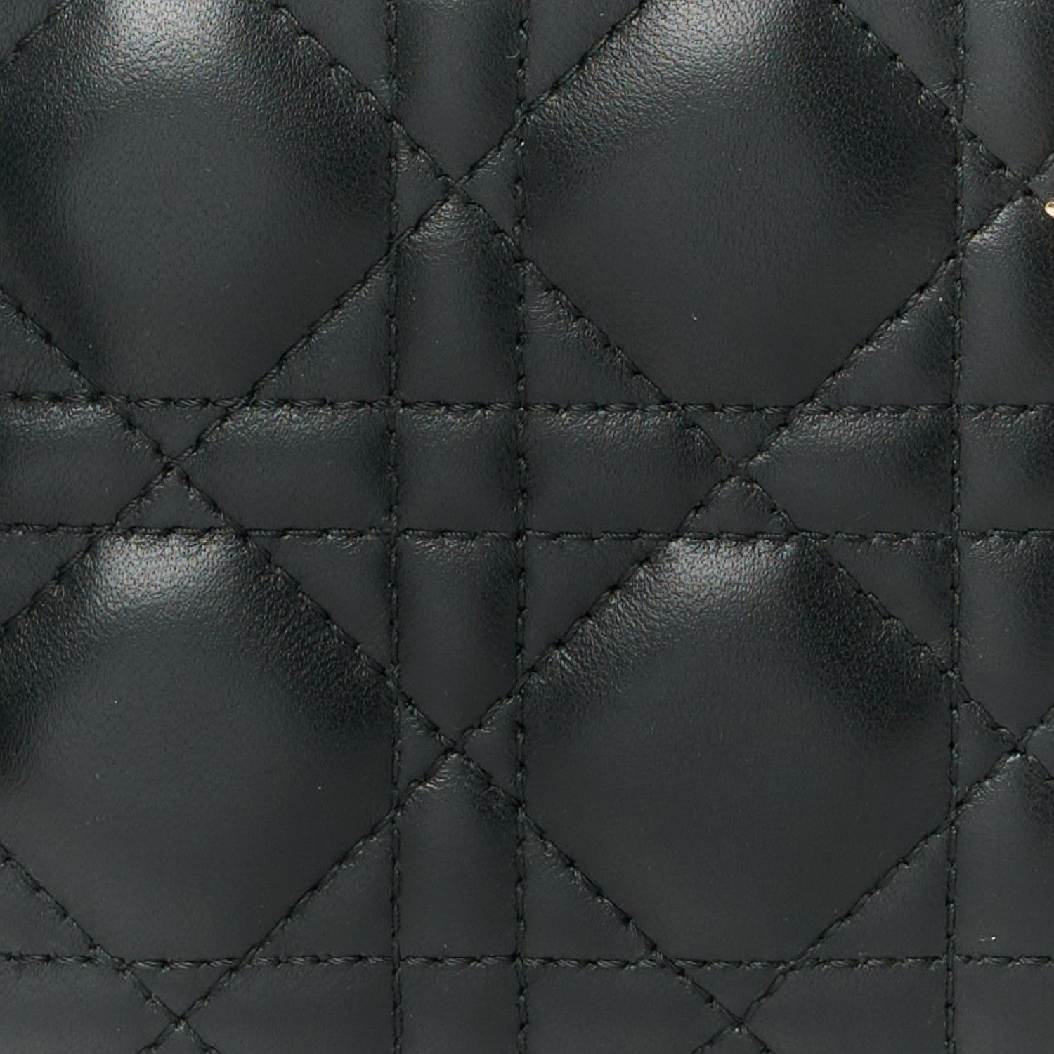 Christian Dior Lambskin Cannage Mini Lady Dior Black 8 of 10