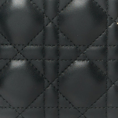 Christian Dior Lambskin Cannage Mini Lady Dior Black 8 of 10