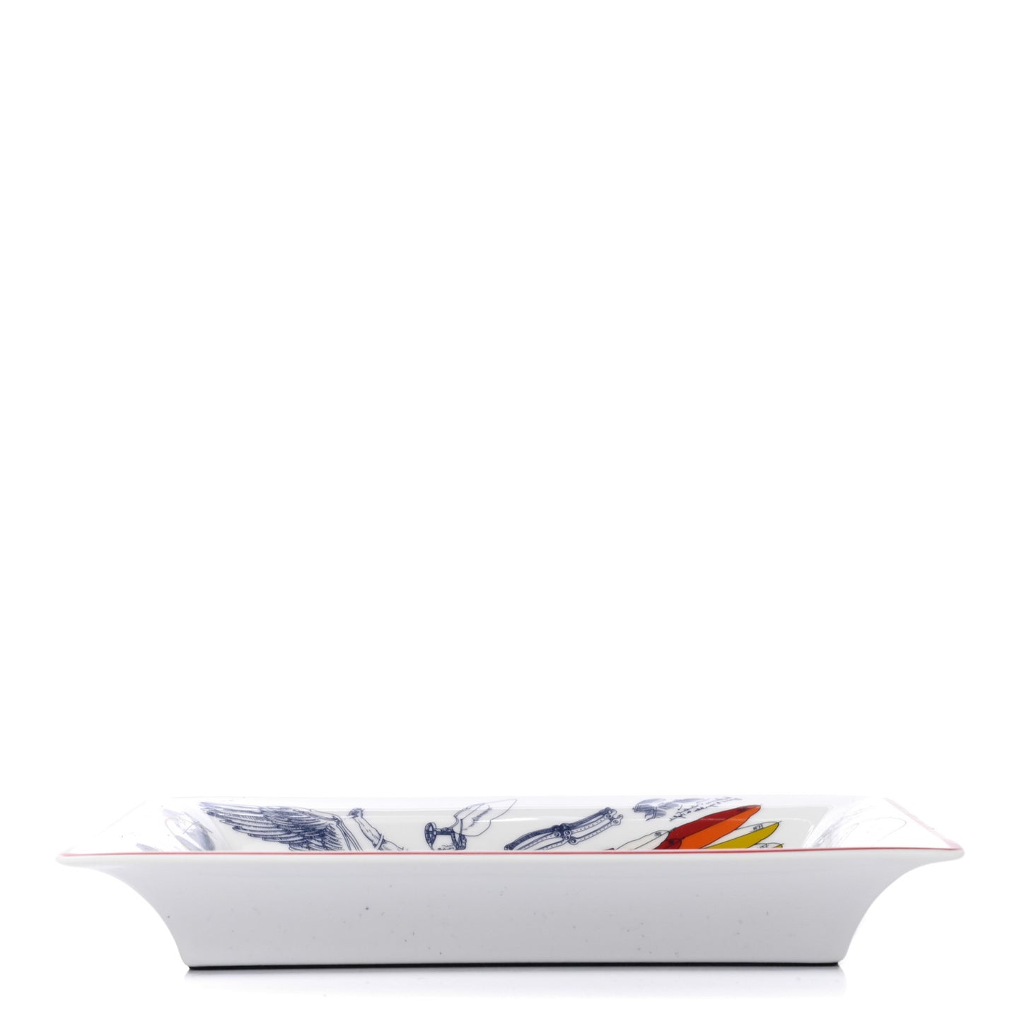 Porcelain Pegase Ashtray Anis Outremer