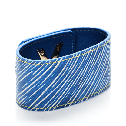 Louis Vuitton Epi Twist It Cuff 19 Denim Light 3 of 7