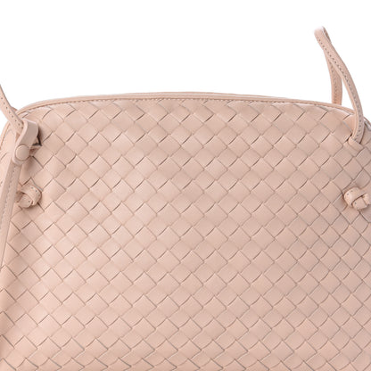 Bottega Veneta Nappa Intrecciato Nodini Crossbody Messenger Flamingo 9 of 9