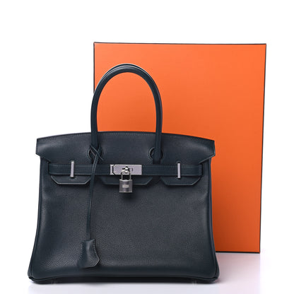 Hermes Taurillon Novillo Birkin 30 Vert Cypress 13 of 13