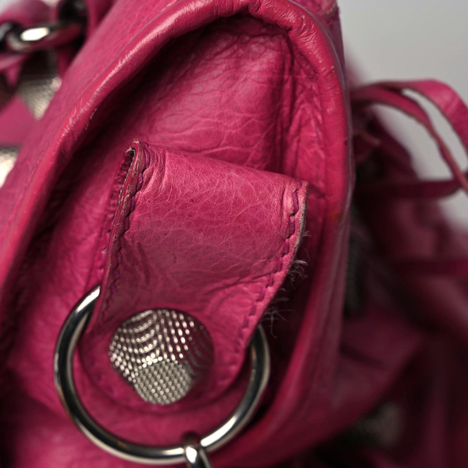 Balenciaga Agneau Giant 21 Silver Hardware City Cyclamen Fucsia 12 of 36