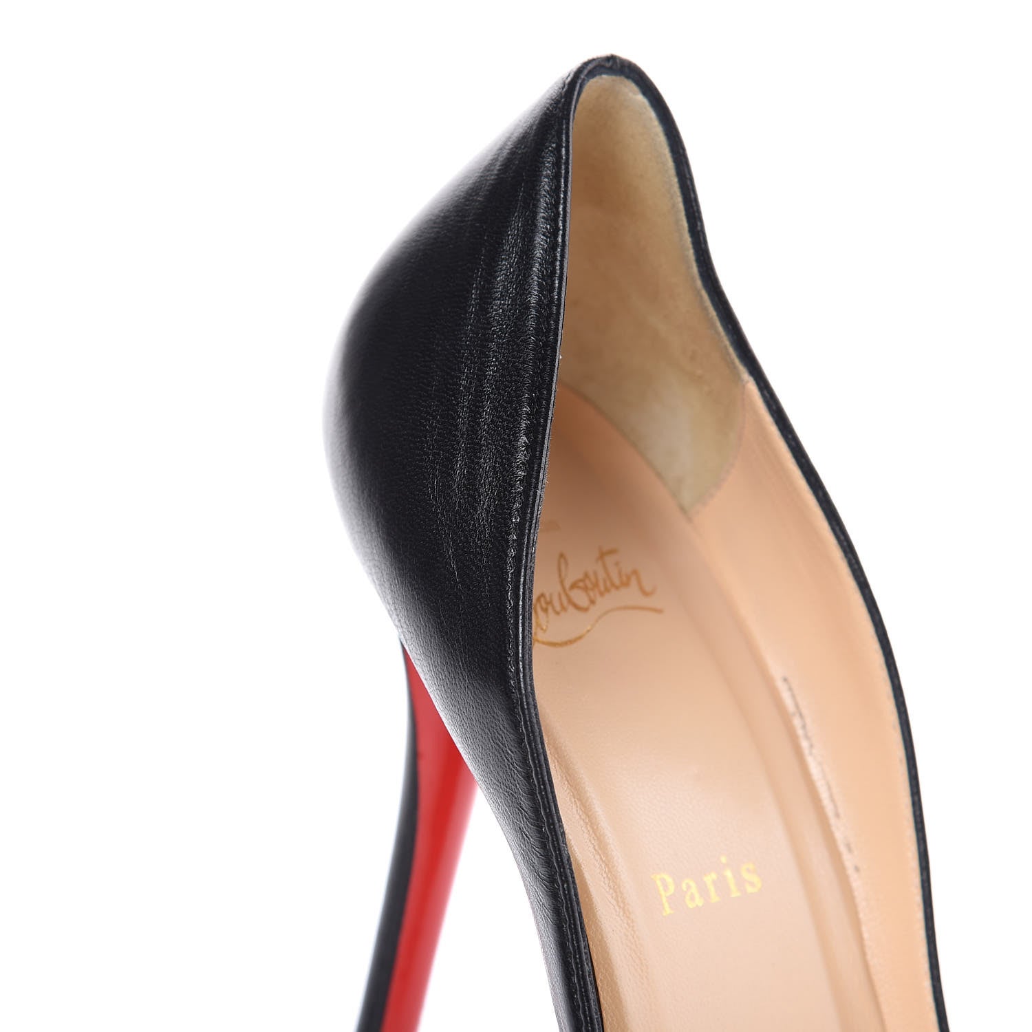 Christian Louboutin Shiny Nappa Apostrophy 100 Pumps 40 Black 12 of 17