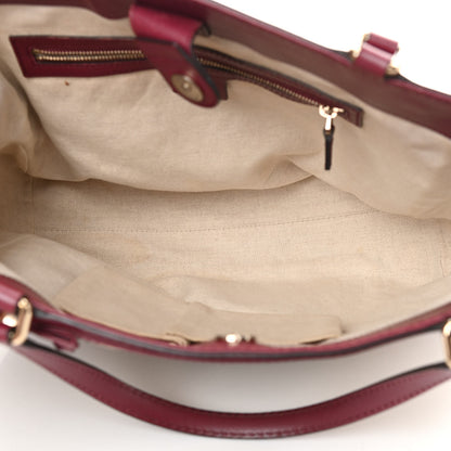 Gucci Monogram Web Medium Mayfair Tote Cherry 5 of 19