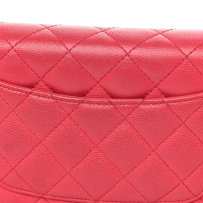 Chanel Caviar Quilted Wallet On Chain WOC Dark Pink 17 of 22