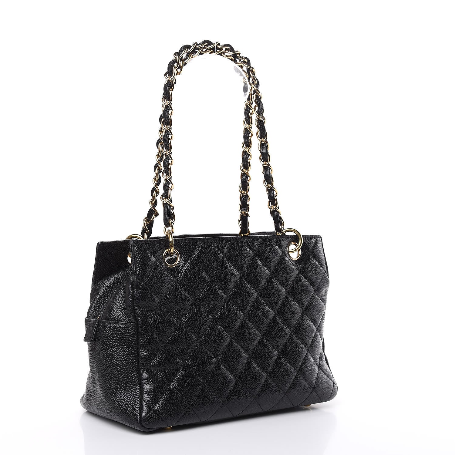 Chanel Caviar Quilted Petit Timeless Tote PTT Black 4 of 15
