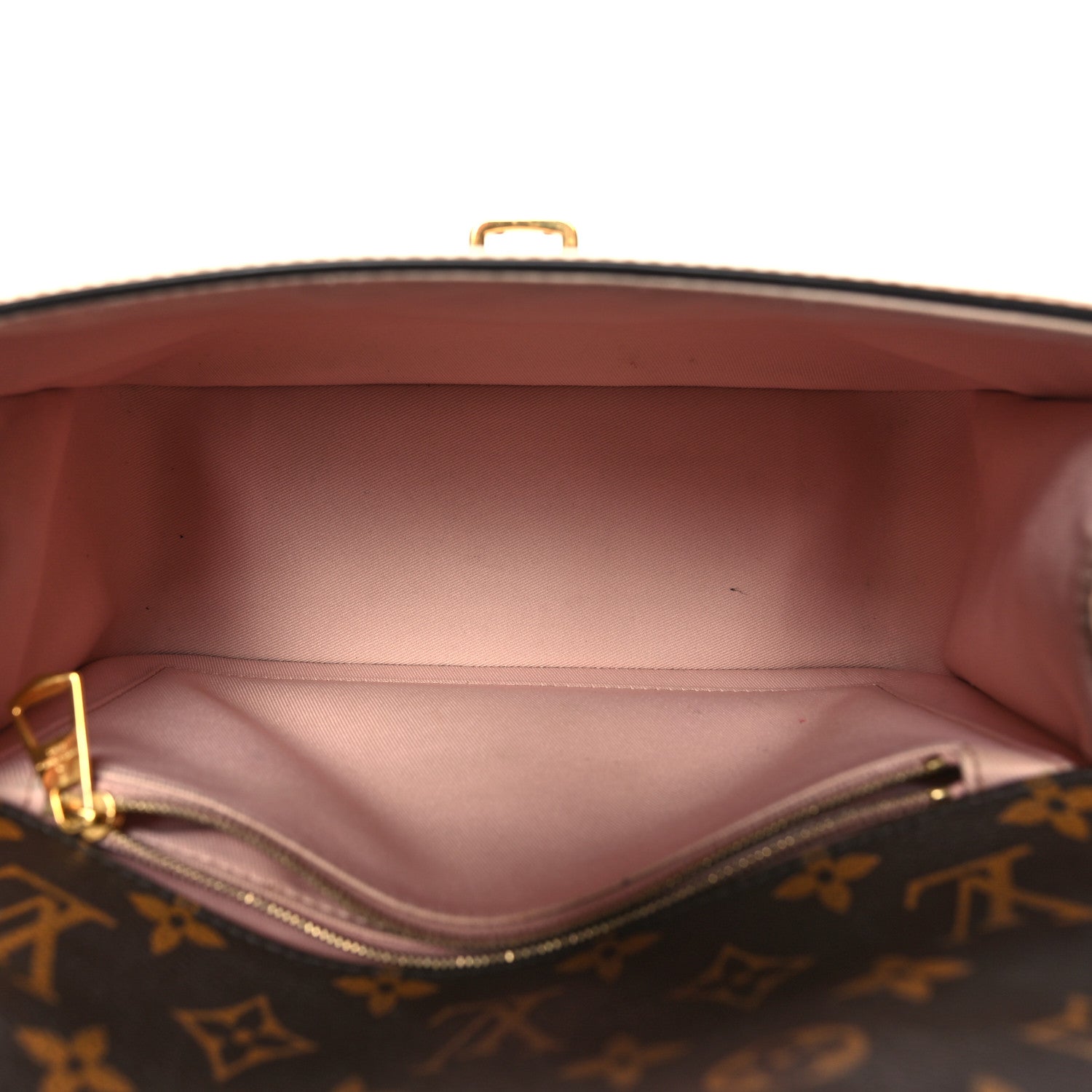 Louis Vuitton Patent Calfskin Monogram Cherrywood PM Rose Ballerine 5 of 11
