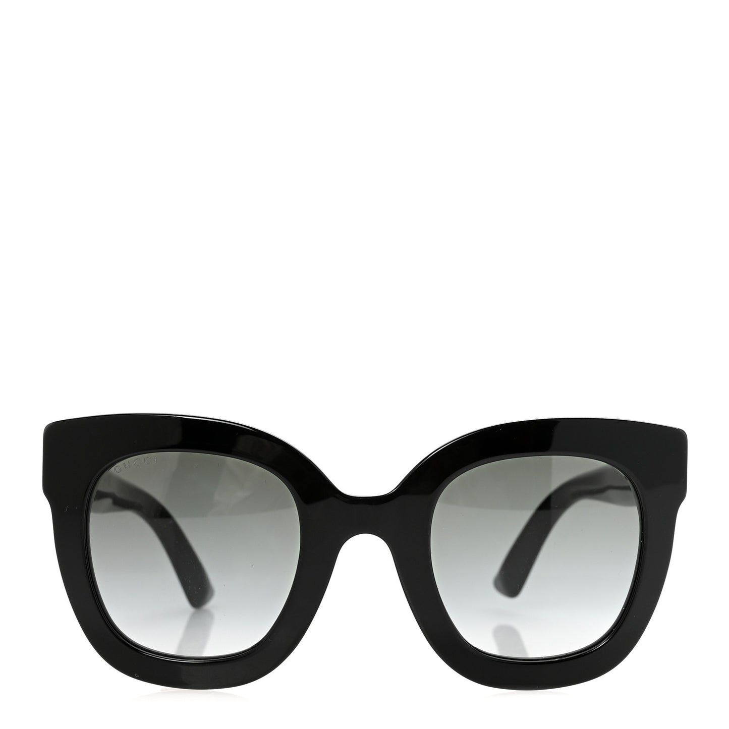 Acetate Crystal Star Round Frame Sunglasses GG0208S Black