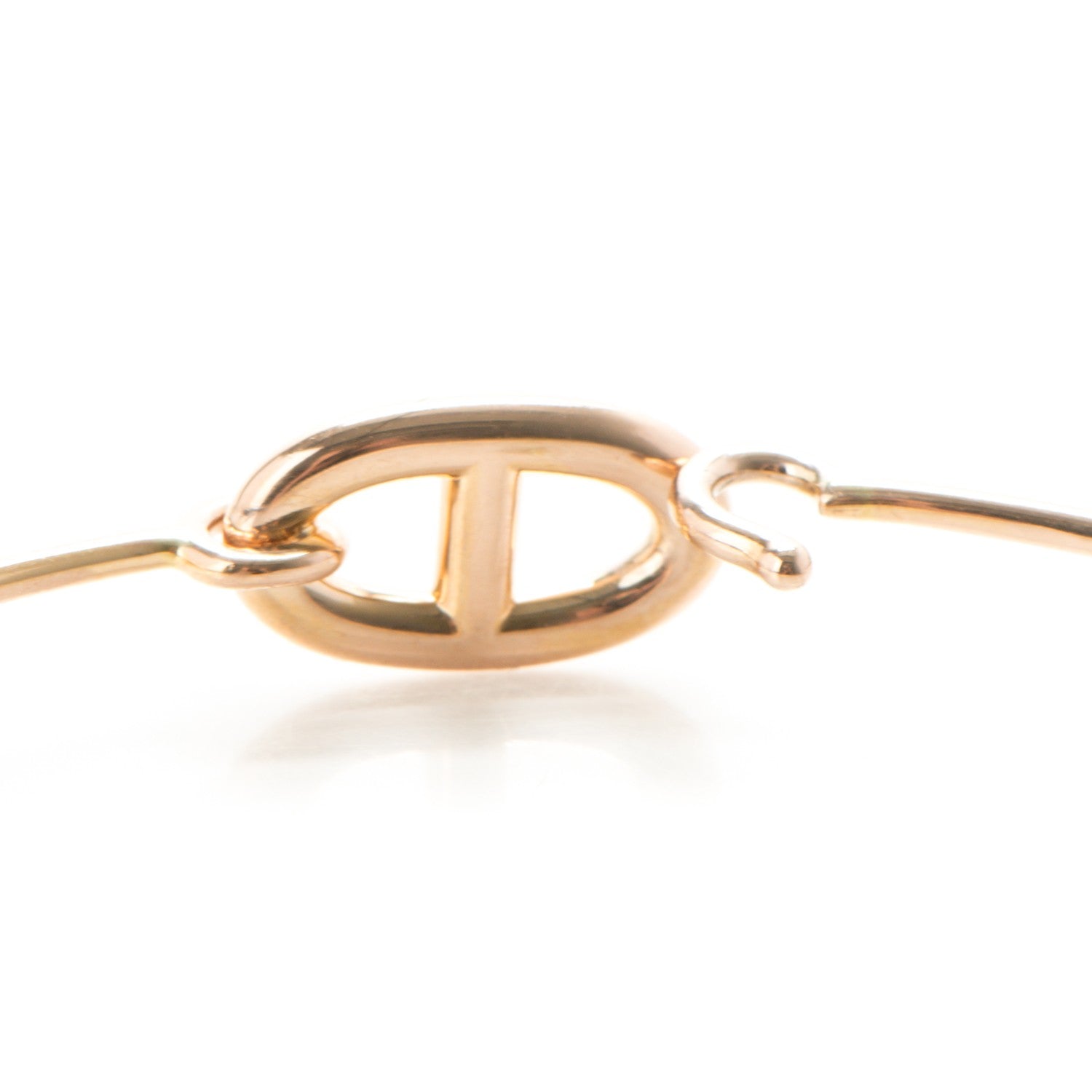 Hermes 18K Rose Gold PM Ronde Chaine d'Ancre Bracelet SH 4 of 6