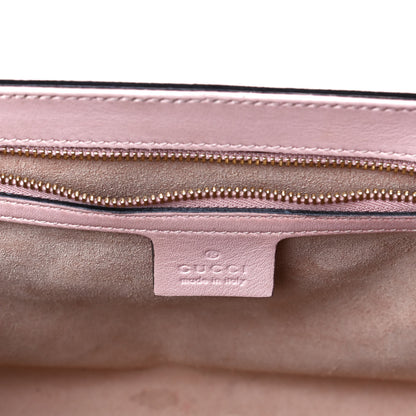 Gucci GG Supreme Monogram Calfskin Medium Padlock Shoulder Bag Beige Perfect Pink 19 of 19