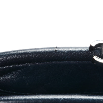 Chanel Caviar Quilted Timeless Clutch Navy 10 of 12