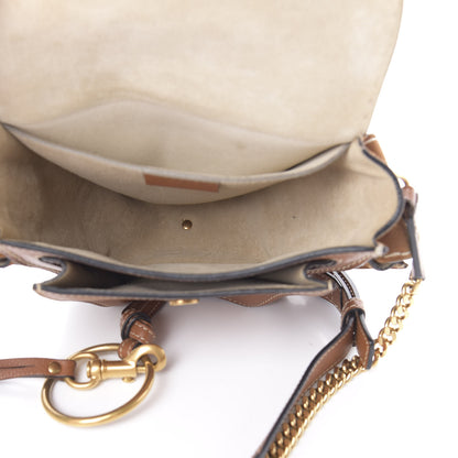 Chloe Calfskin Suede Small Jodie Camera Bag Caramel 5 of 10