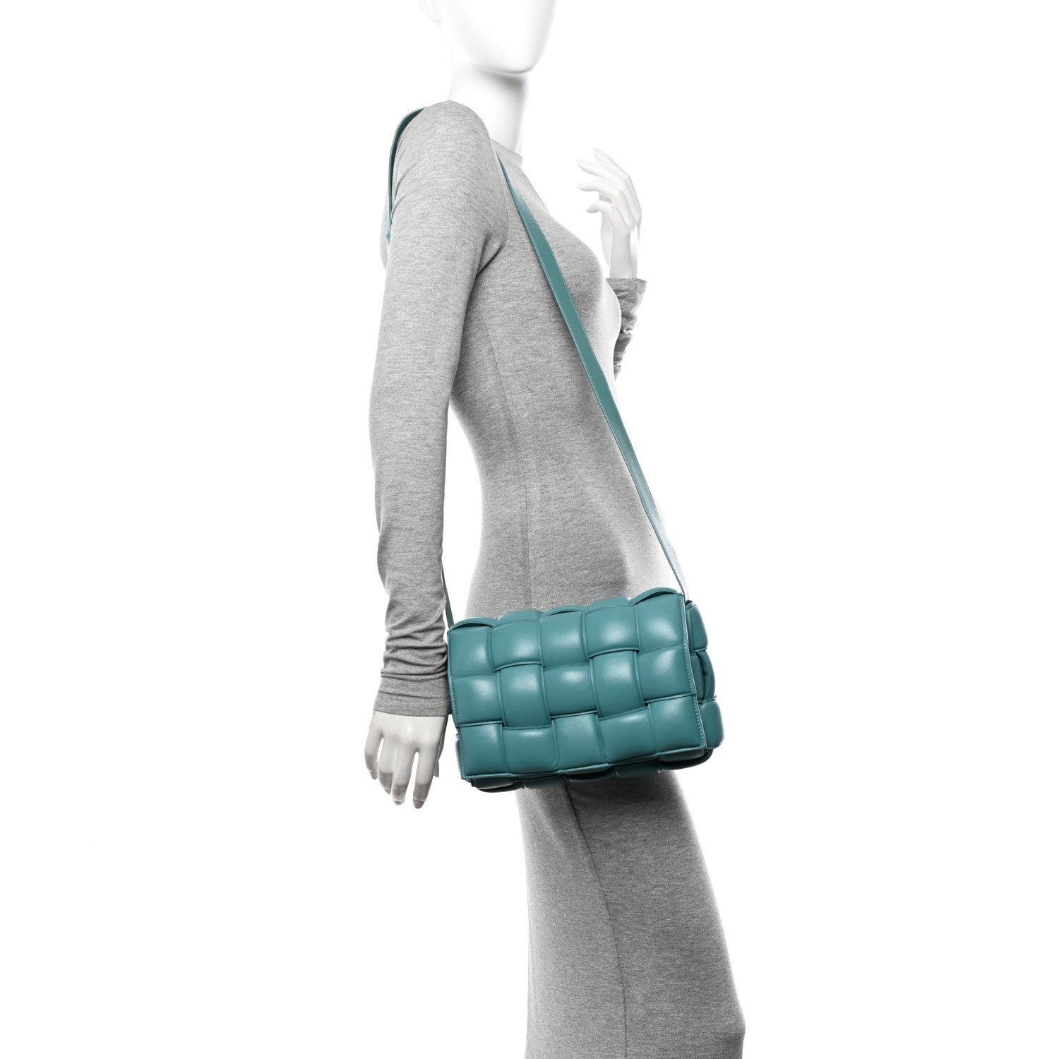 Bottega Veneta Maxi Intrecciato Padded Cassette Crossbody Bag Linoleum 2 of 12