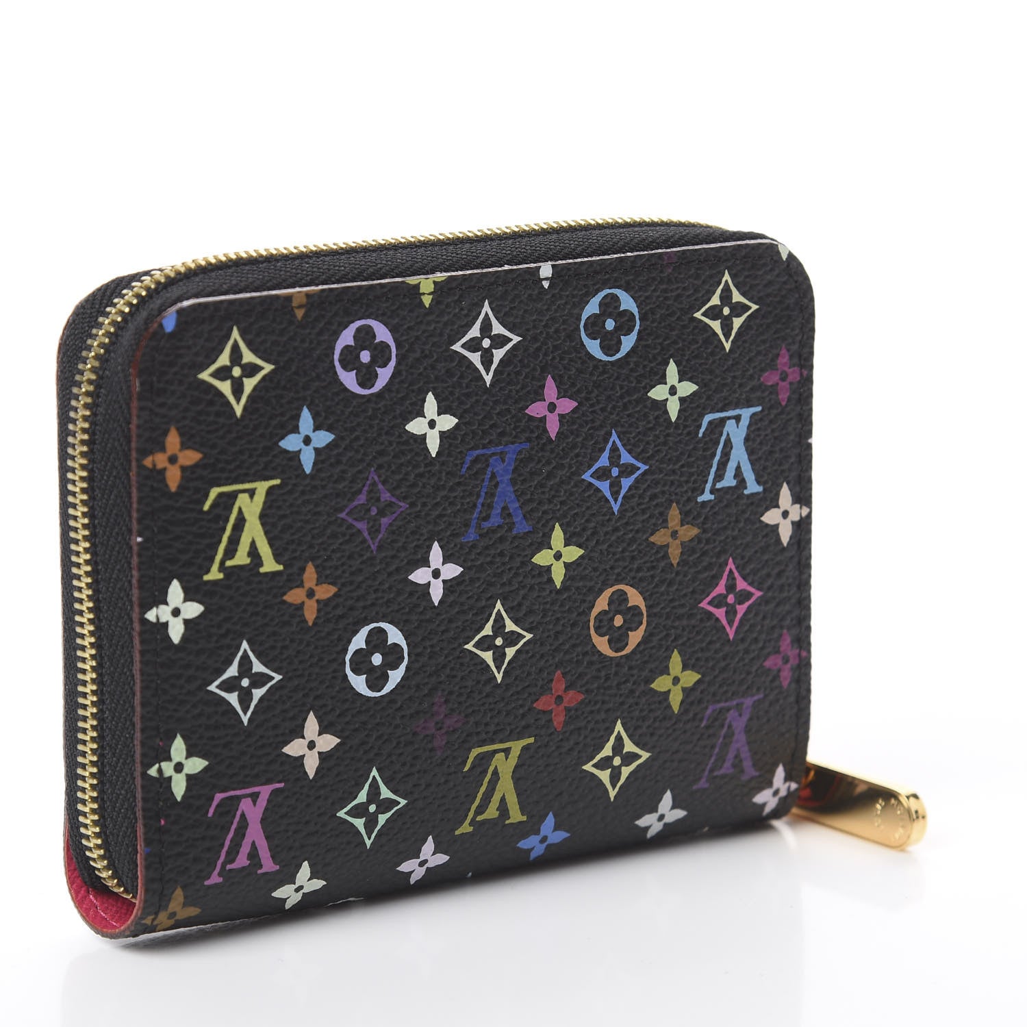 Louis Vuitton Monogram Multicolor Zippy Coin Purse Black Grenade 2 of 5
