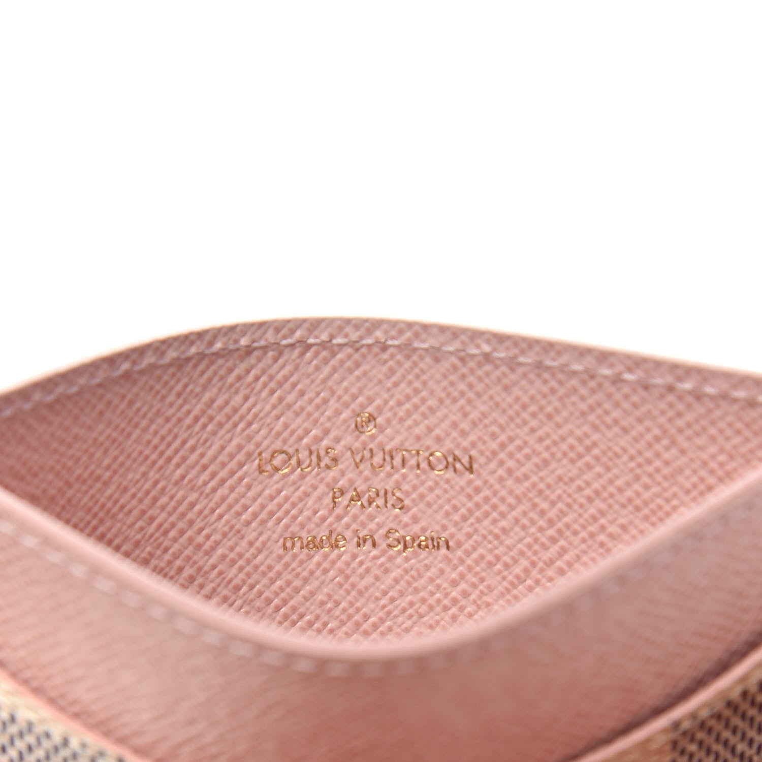Louis Vuitton Damier Azur Daily Card Holder Rose Ballerine 6 of 7