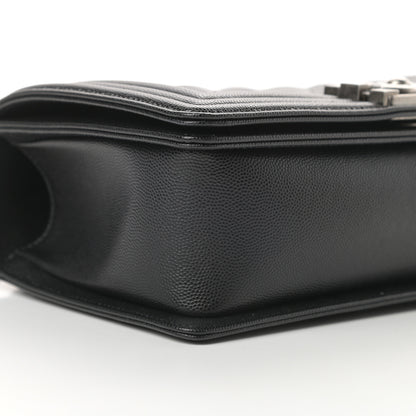 Chanel Caviar Quilted Medium Boy Flap Black 8 of 11