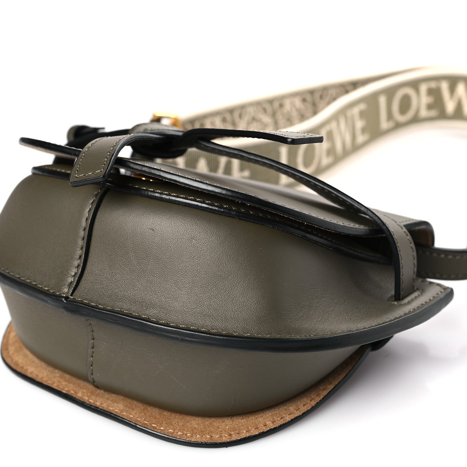 Loewe Calfskin Jacquard Mini Gate Dual Bag Autumn Green 8 of 8