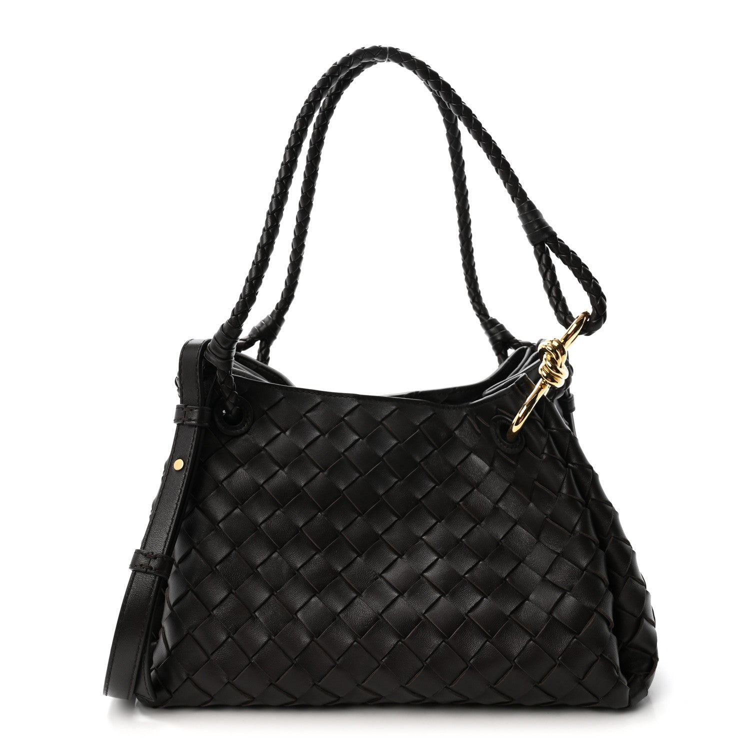 Bottega Veneta Nappa Intrecciato Medium Parachute Shoulder Bag