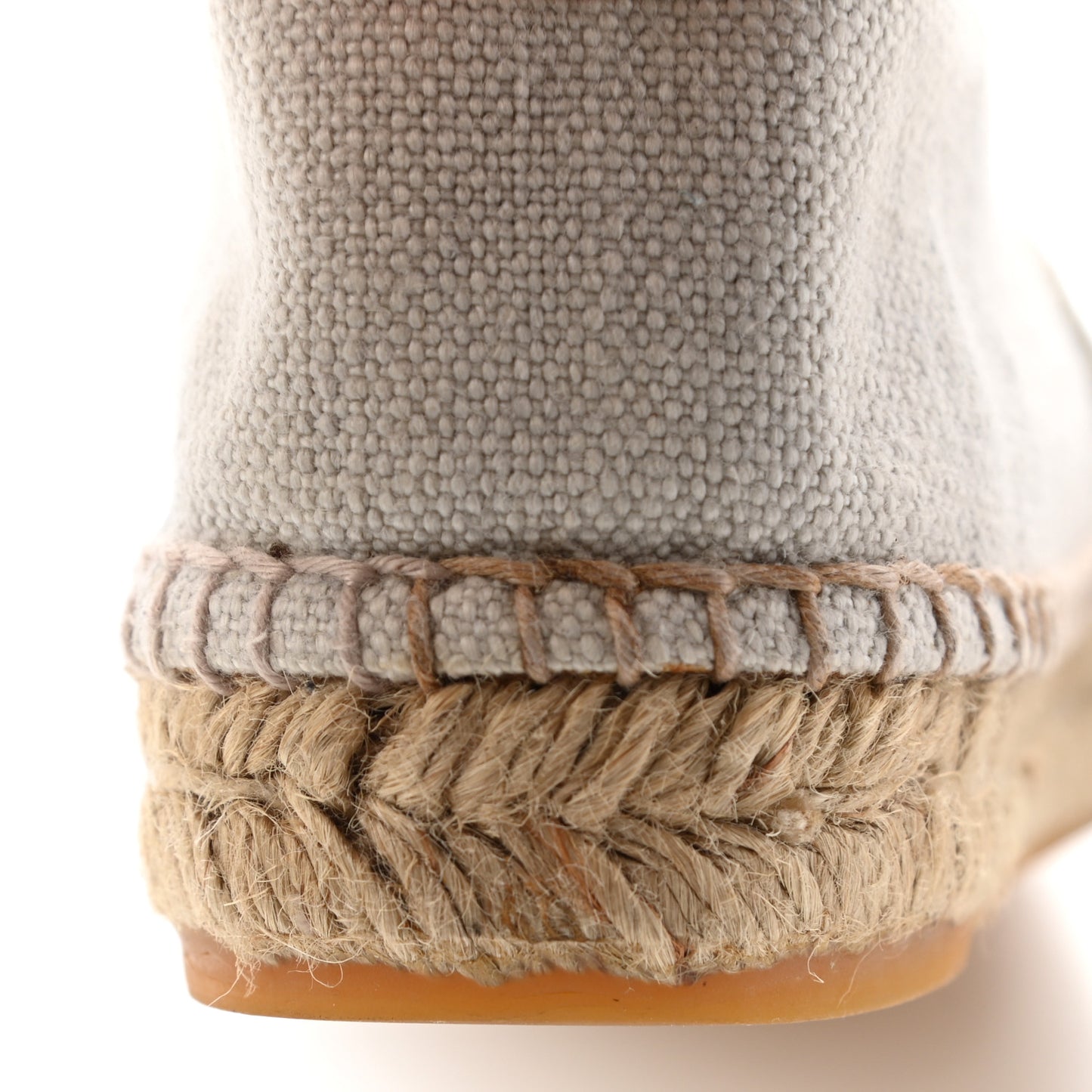 Linen CC Espadrilles 37 Beige Black