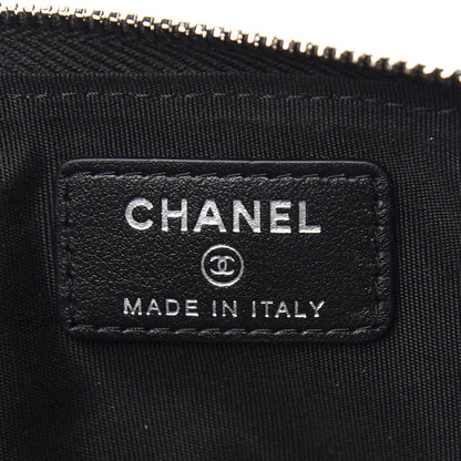 Chanel Caviar Quilted Classic Flat Wallet Pouch Black 5 of 7