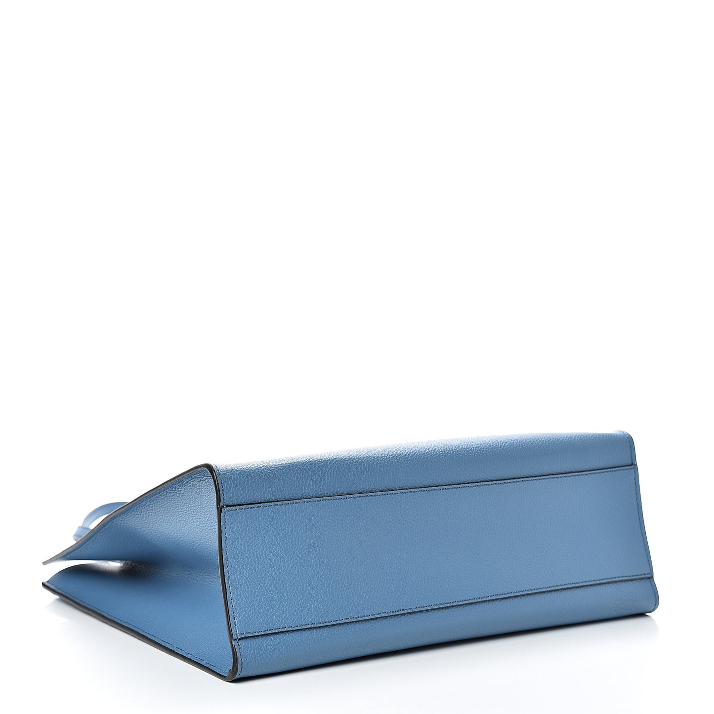 Grained Calfskin Grind Shopper Tote Mali Blue